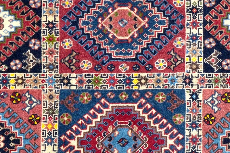 Yalameh · Handgeknüpft – Bunt, 203x82 cm
