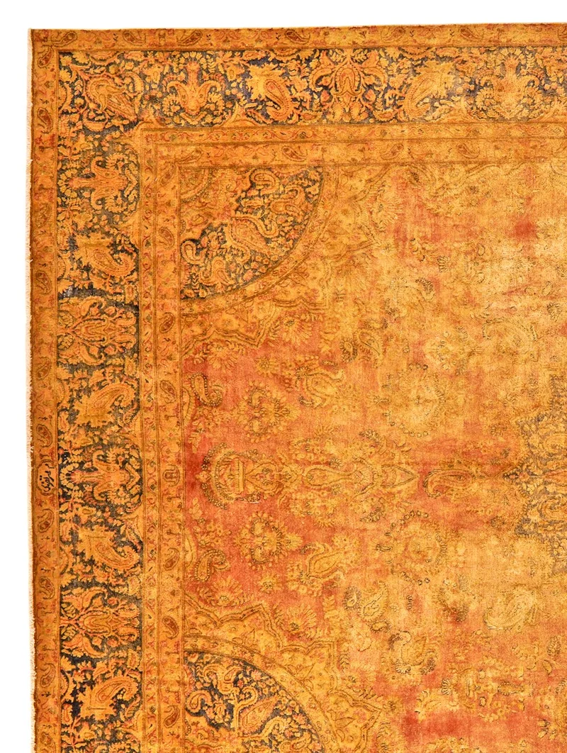 Vintage · Handgeknüpft – Gelb, 395x289 cm