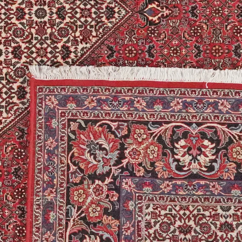 Bidjar · Handgeknüpft – Rot, 299x255 cm