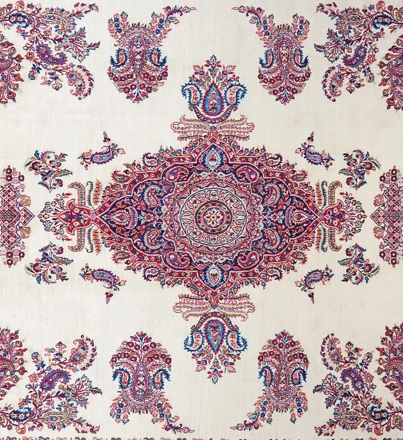 Hamadan · Handgeknüpft – Beige, 352x275 cm