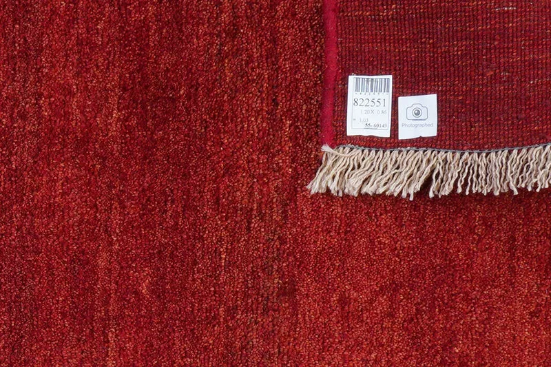 Gabbeh · Handgeknüpft – Rot, 120x86 cm