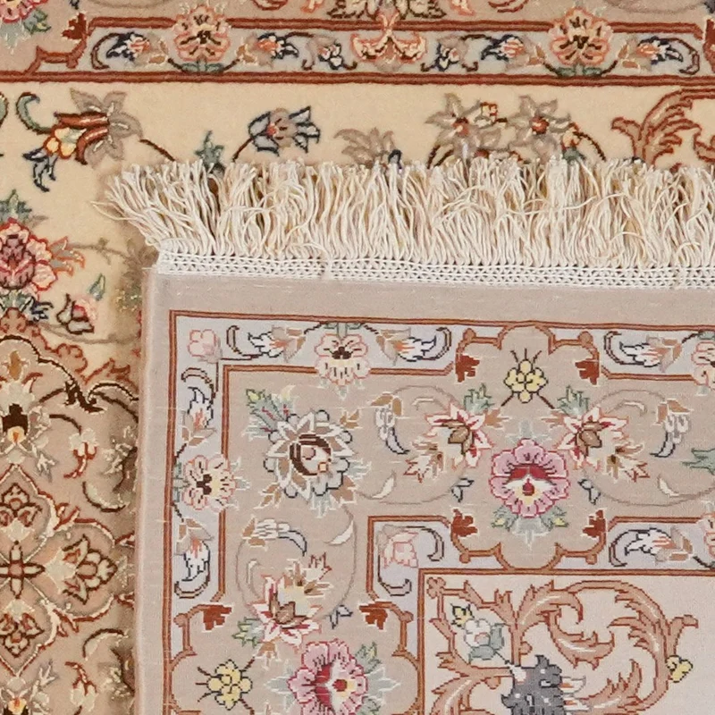 Isfahan · Handgeknüpft – Beige, 222x82 cm