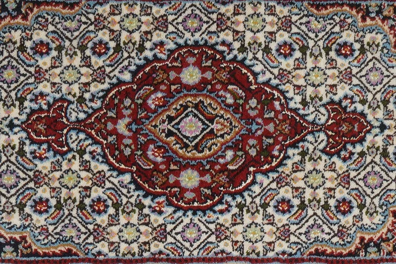 Moud Mahi · Handgeknüpft – Beige, 89x58 cm