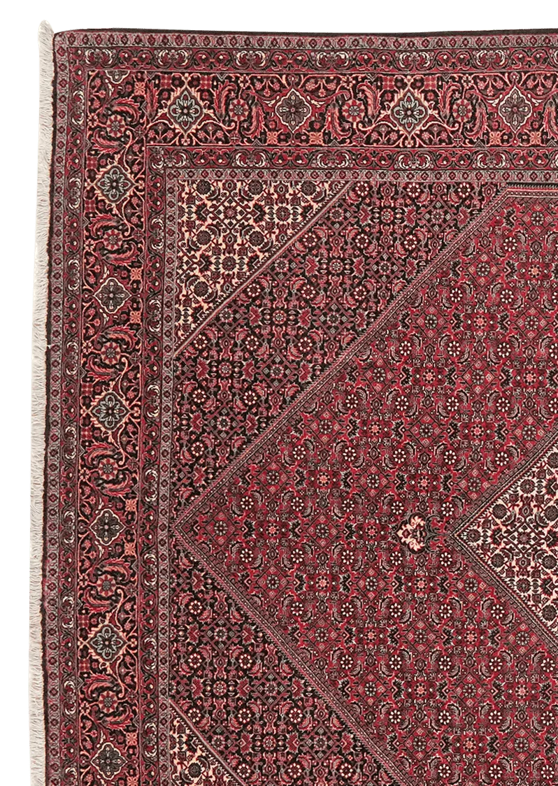 Bidjar · Handgeknüpft – Rot, 303x202 cm