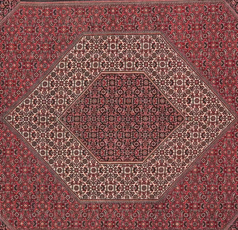 Bidjar · Handgeknüpft – Rot, 303x202 cm