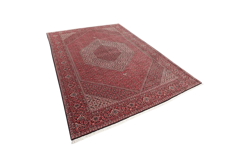Bidjar · Handgeknüpft – Rot, 303x202 cm