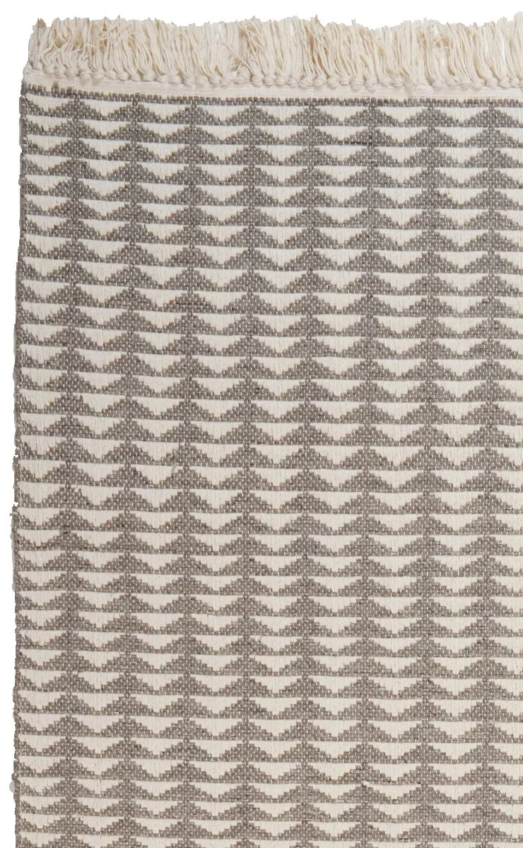 Dhurrie · Handgewebt – Beige, 160x230 cm