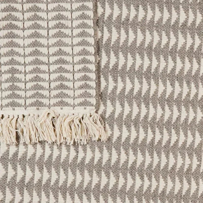 Dhurrie · Handgewebt – Beige, 160x230 cm