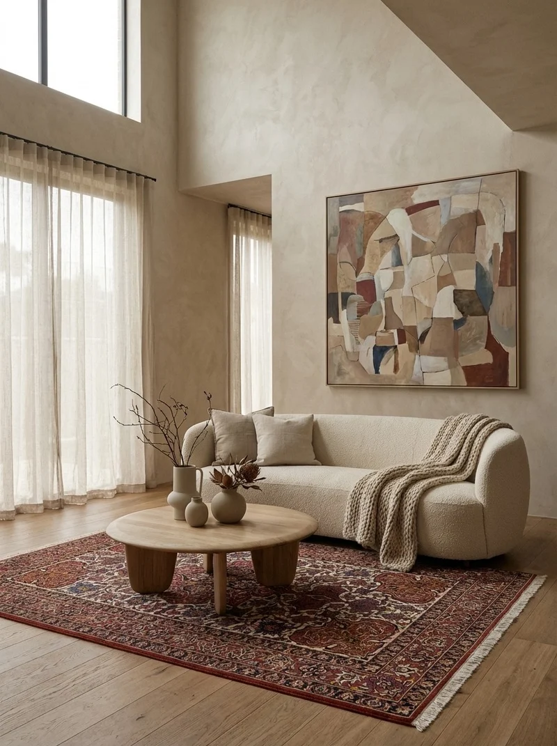 Isfahan · Handgeknüpft – Beige, 237x144 cm