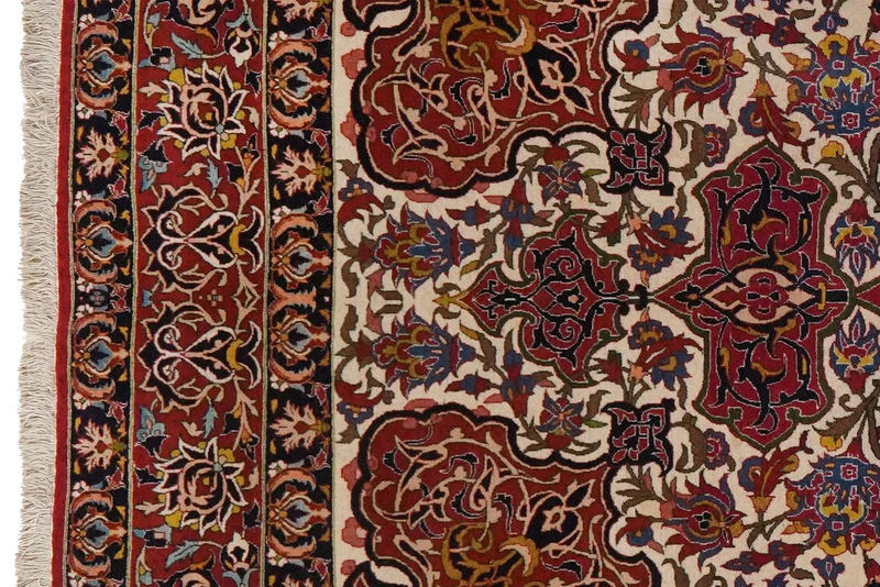 Isfahan · Handgeknüpft – Beige, 237x144 cm