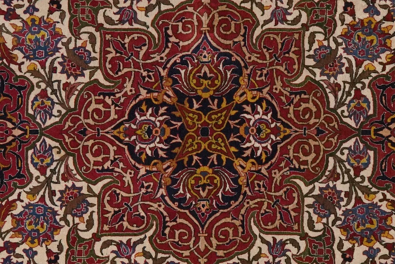 Isfahan · Handgeknüpft – Beige, 237x144 cm