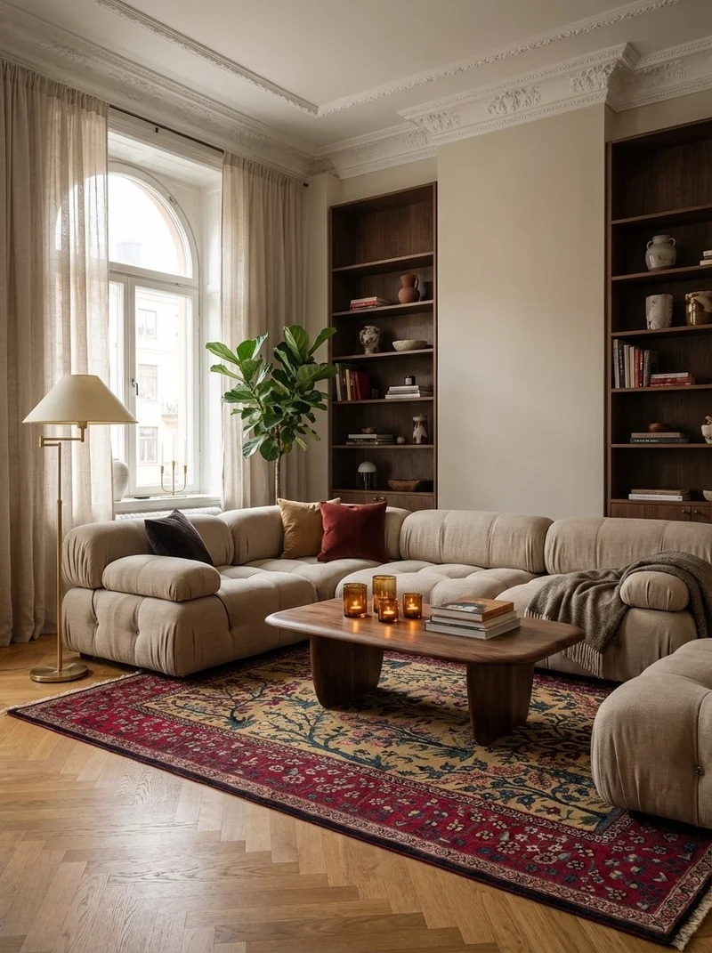 Tabriz Antique · Handgeknüpft – Beige, 190x143 cm