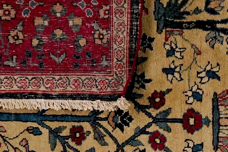 Tabriz Antique · Handgeknüpft – Beige, 190x143 cm