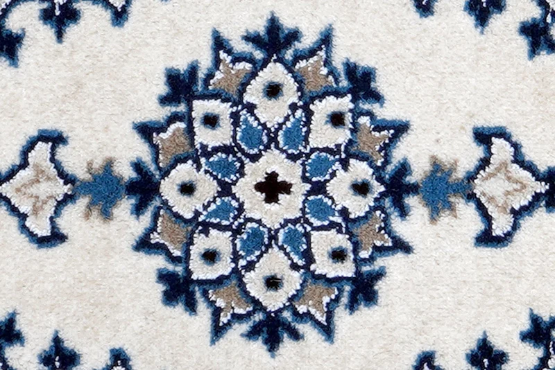 Nain 12La · Handgeknüpft – Beige, 62x39 cm