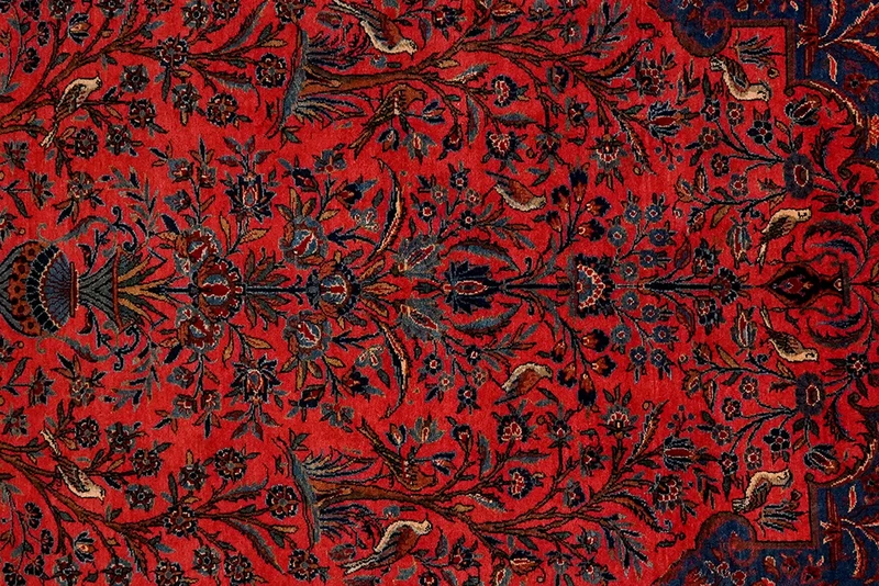 Ghazvin · Handgeknüpft – Rosa, 197x132 cm