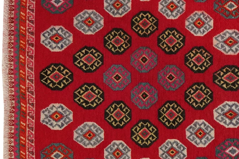 Gashgai · Handgeknüpft – Rot, 60x57 cm
