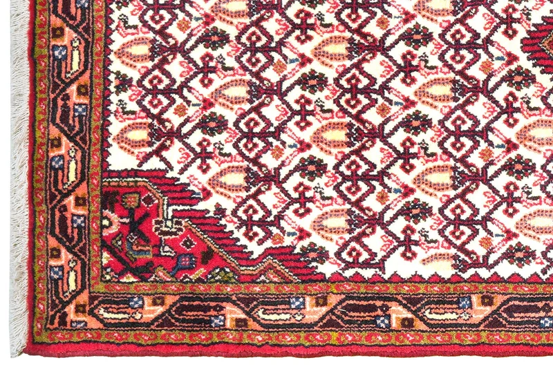 Assadabad · Handgeknüpft – Beige, 193x78 cm