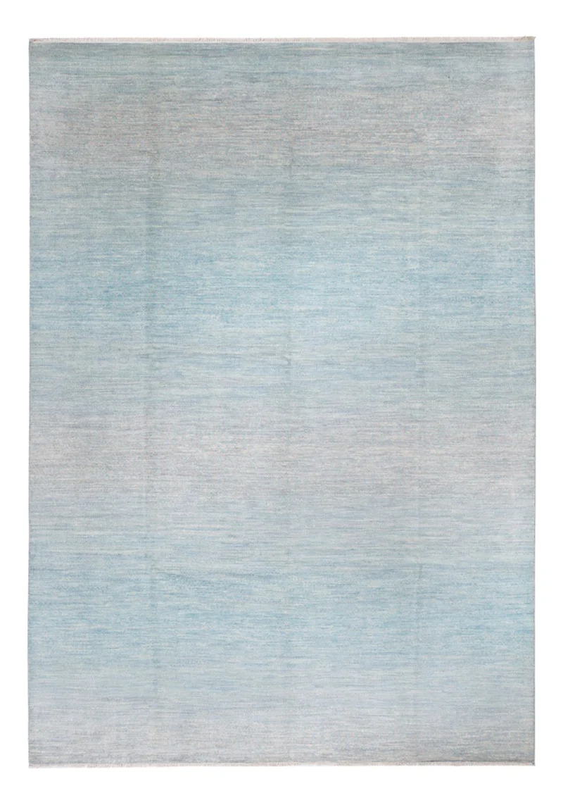 Designer Teppich 307x428cm - hellblau