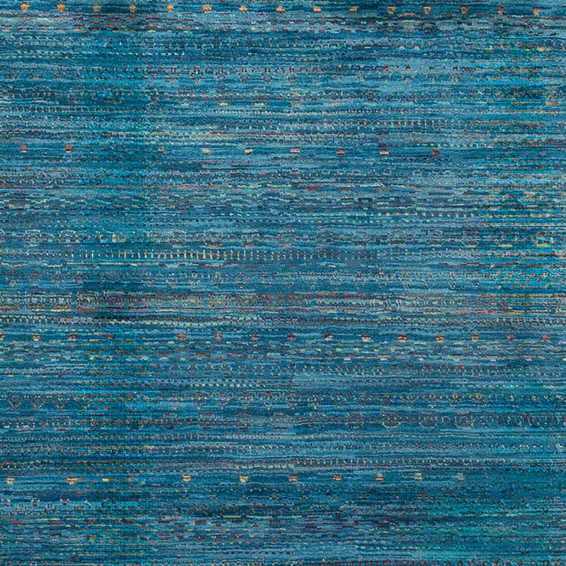 Ziegler Modern Teppich 255x352cm - Orientteppich - blau