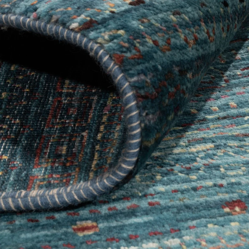 Ziegler Modern Teppich 255x352cm - Orientteppich - blau