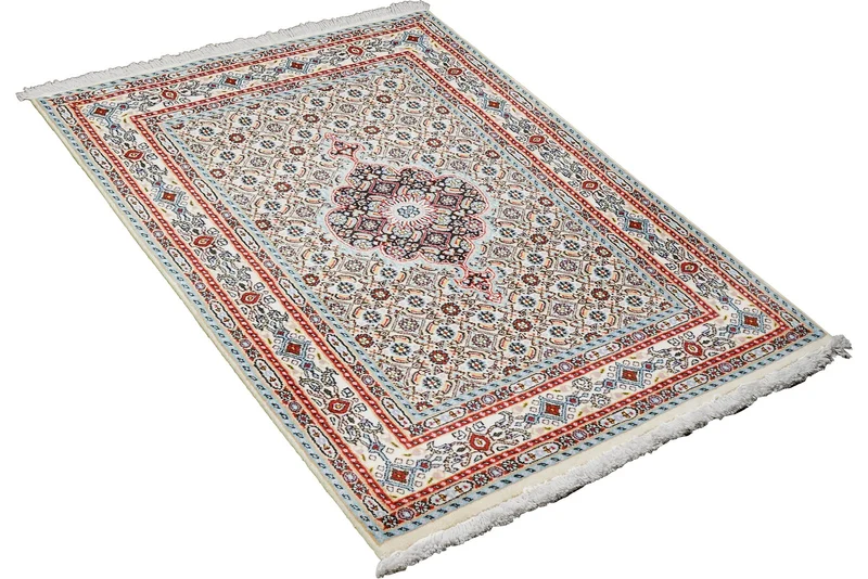 Moud Mahi · Handgeknüpft – Beige, 121x76 cm