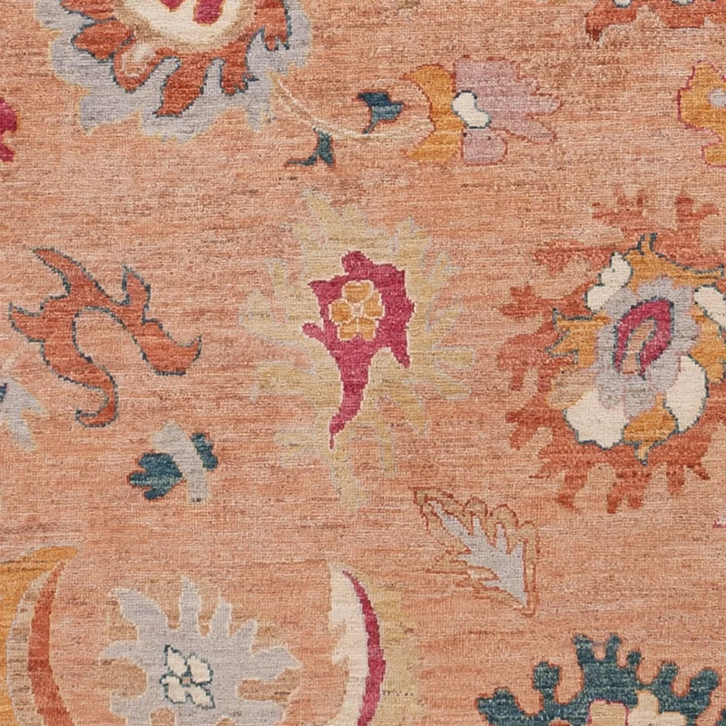 Usak Teppich 172x233cm - Orientteppich - hellrot