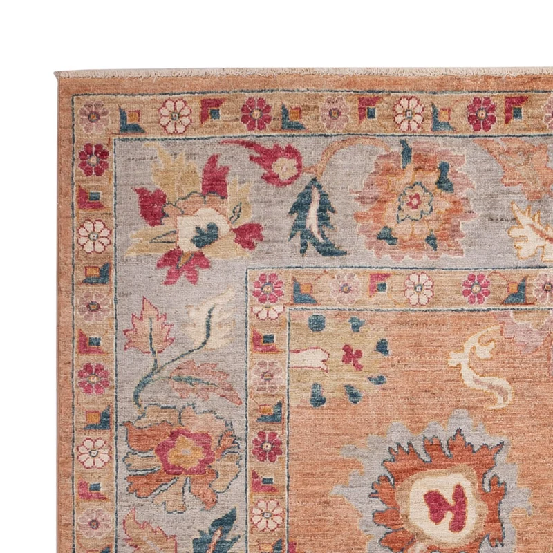 Usak Teppich 172x233cm - Orientteppich - hellrot