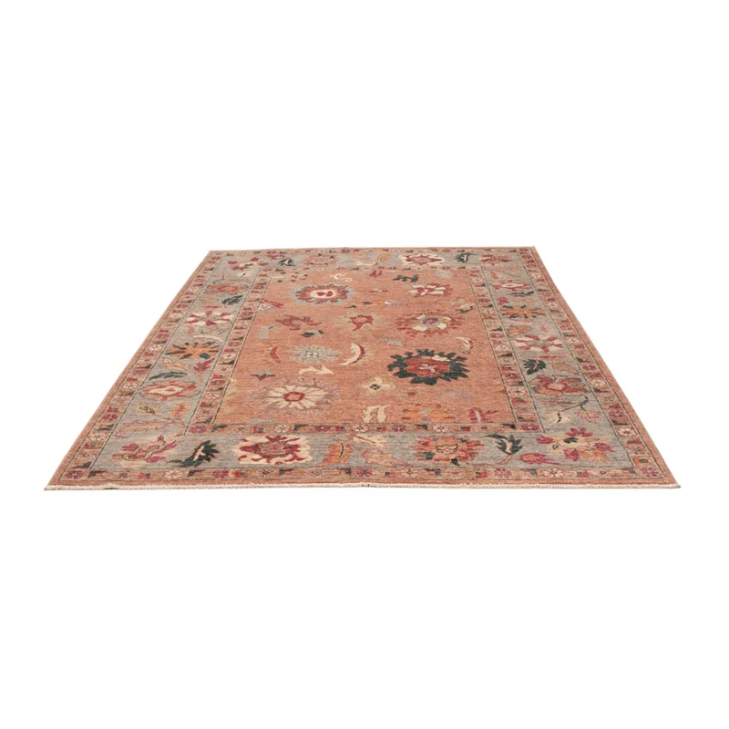 Usak Teppich 172x233cm - Orientteppich - hellrot