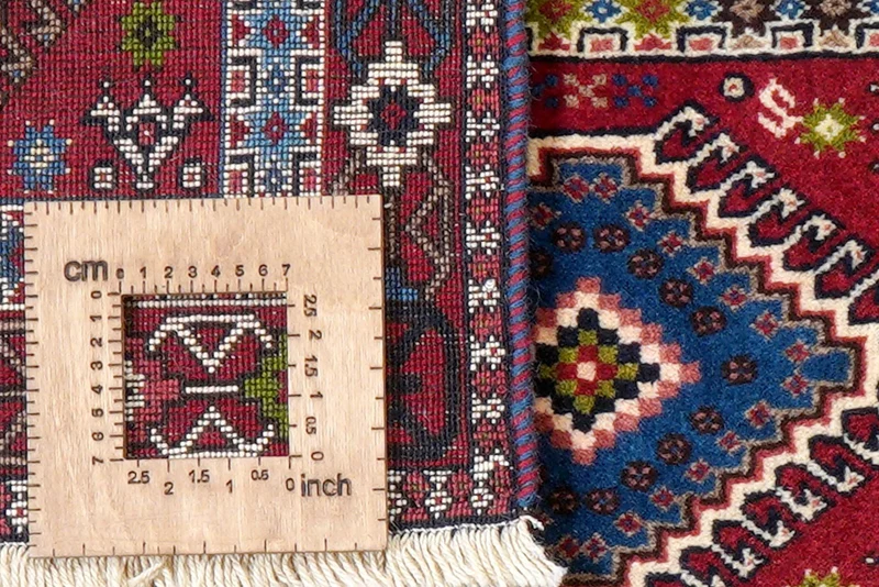 Yalameh · Handgeknüpft – Bunt, 133x82 cm