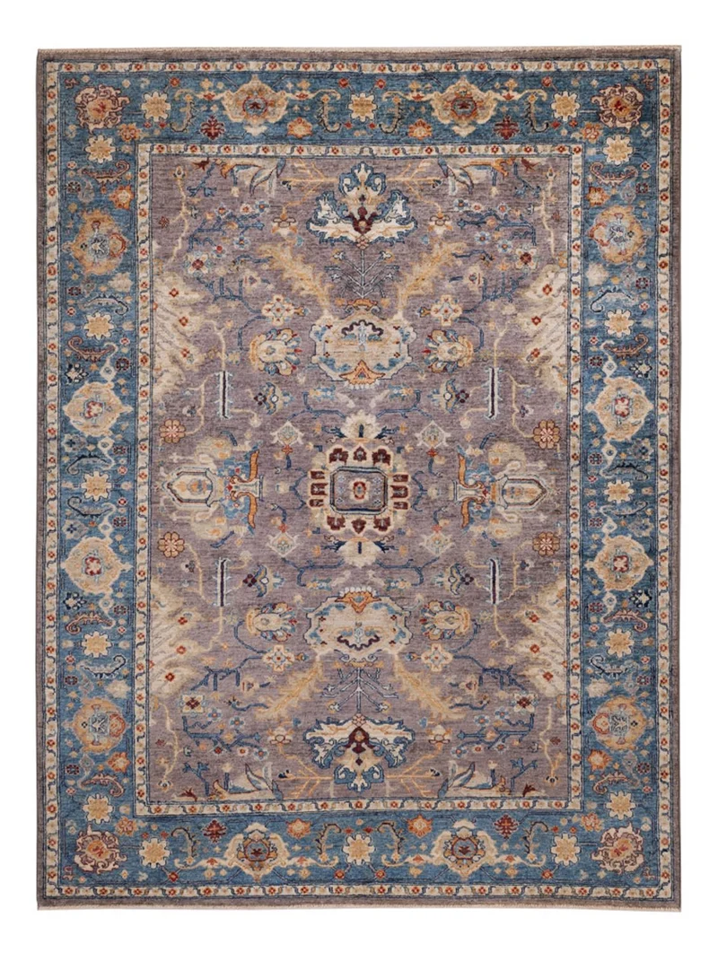 Usak Teppich 175x232cm - Orientteppich - dunkelrot
