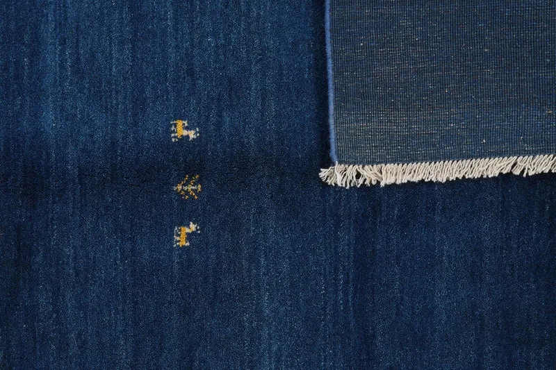 Gabbeh · Handgeknüpft – Blau, 201x158 cm