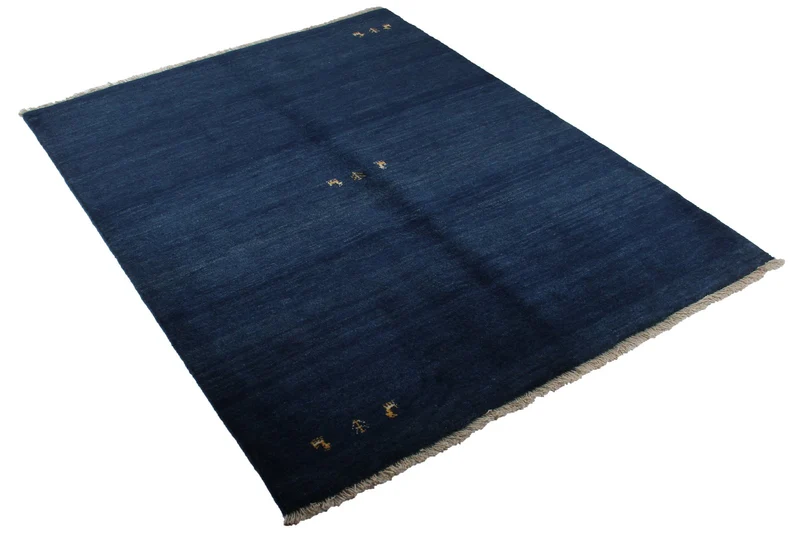 Gabbeh · Handgeknüpft – Blau, 201x158 cm