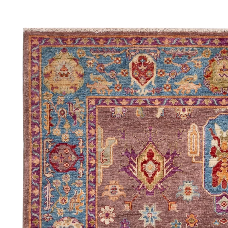Usak Teppich 169x237cm - Orientteppich - dunkelbeige