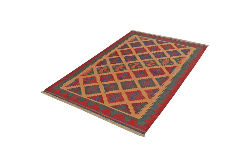 Kelim Gashgai · Handgewebt – Beige, 167x107 cm