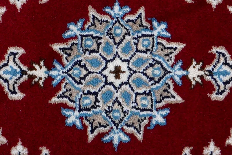 Nain 12La · Handgeknüpft – Rot, 59x39 cm