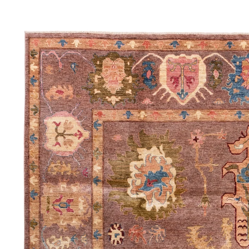 Usak Teppich 304x418cm - Orientteppich - dunkelbeige