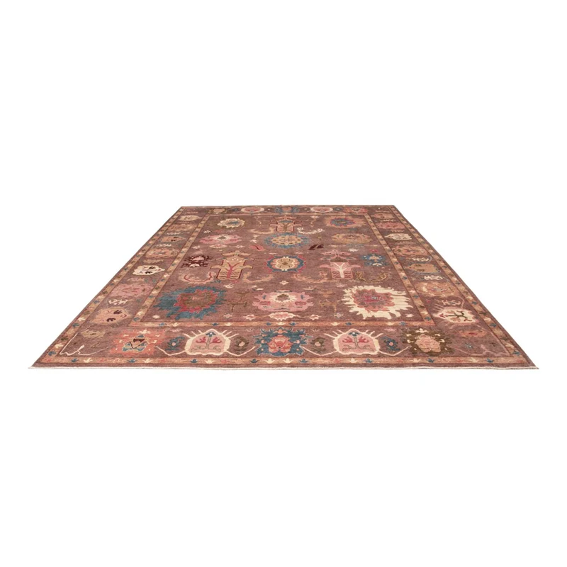 Usak Teppich 304x418cm - Orientteppich - dunkelbeige