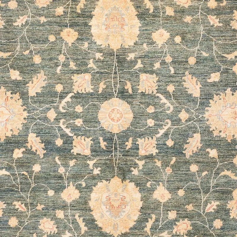Ziegler Teppich 302x392cm - Orientteppich - minzgrün