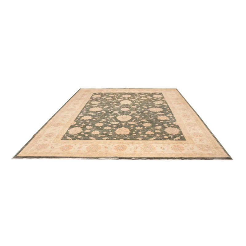 Ziegler Teppich 302x392cm - Orientteppich - minzgrün