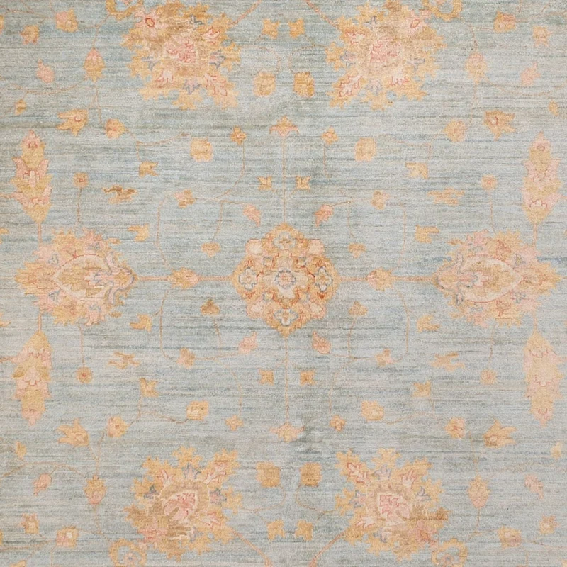 Ziegler Teppich 306x402cm - Orientteppich - hellblau