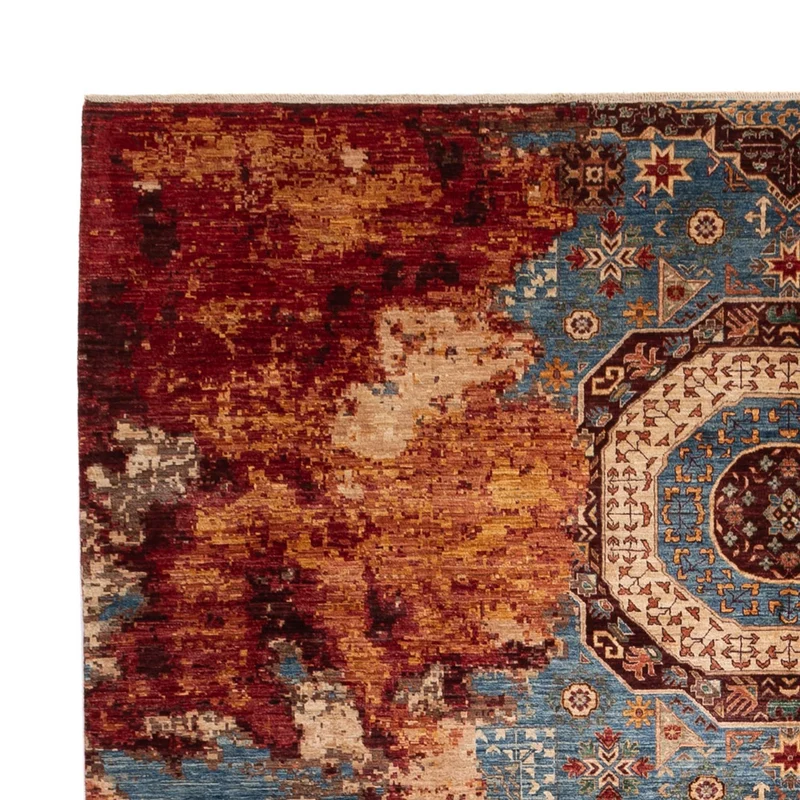 Designer Teppich 294x386cm - mehrfarbig