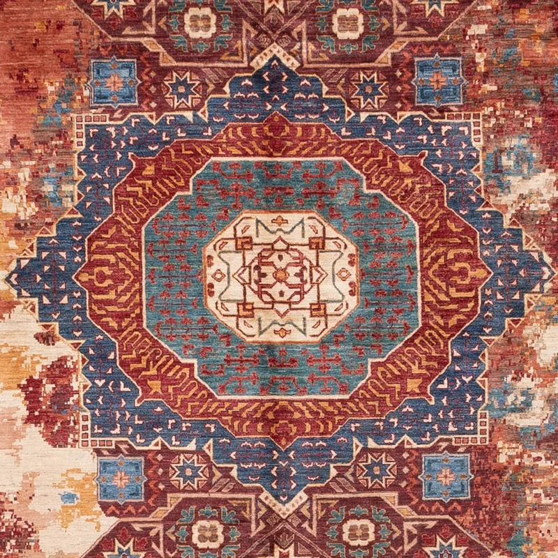 Designer Teppich 294x393cm - mehrfarbig
