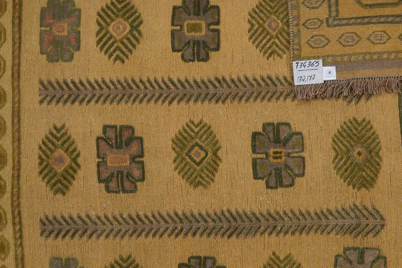 Kelim Belutch · Handgewebt – Beige, 172x172 cm