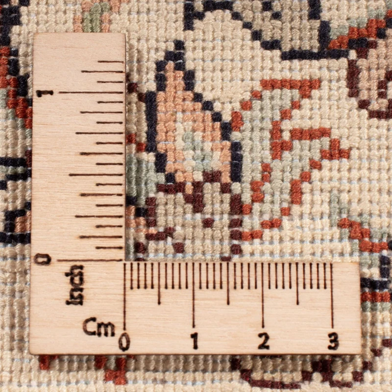Kaschmir Seide Teppich 244x329cm - Orientteppich - beige
