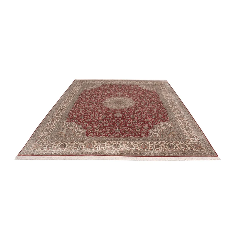Kaschmir Seide Teppich 244x327cm - Orientteppich - rot