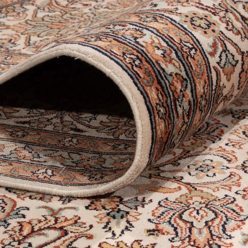 Seidenteppich - Kaschmir Seide - 247 x 349 cm - beige
