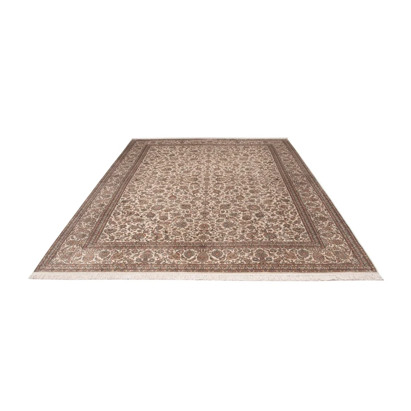 Seidenteppich - Kaschmir Seide - 247 x 349 cm - beige