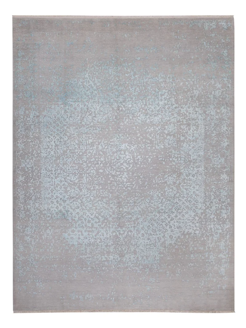 Designer Teppich 275x367cm - hellblau