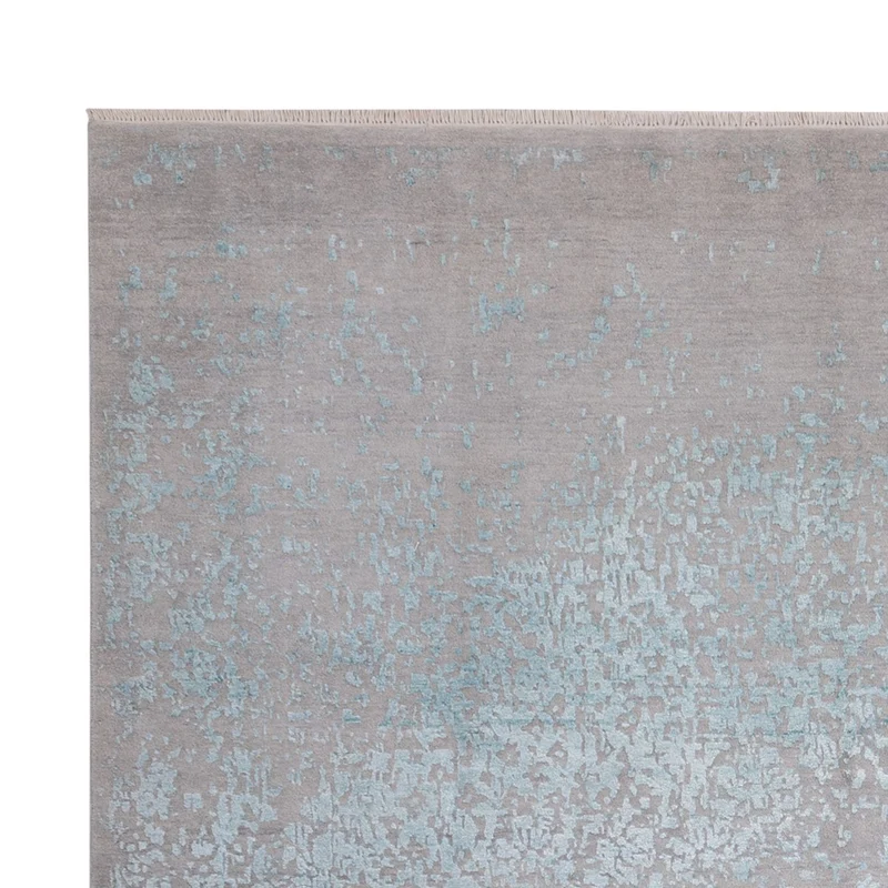 Designer Teppich 275x367cm - hellblau