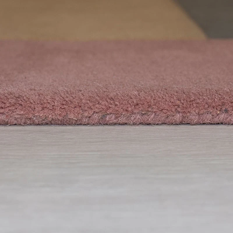 Abstrakt Teppich - Stracto Collage Rosa Beige